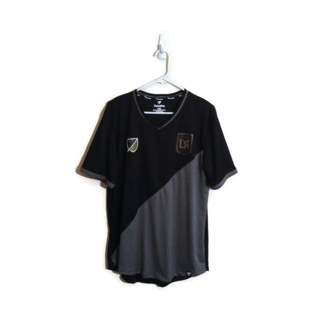 Fanatics MLS Los Angeles Football Club Soccer Jersey Shirt Sz Large